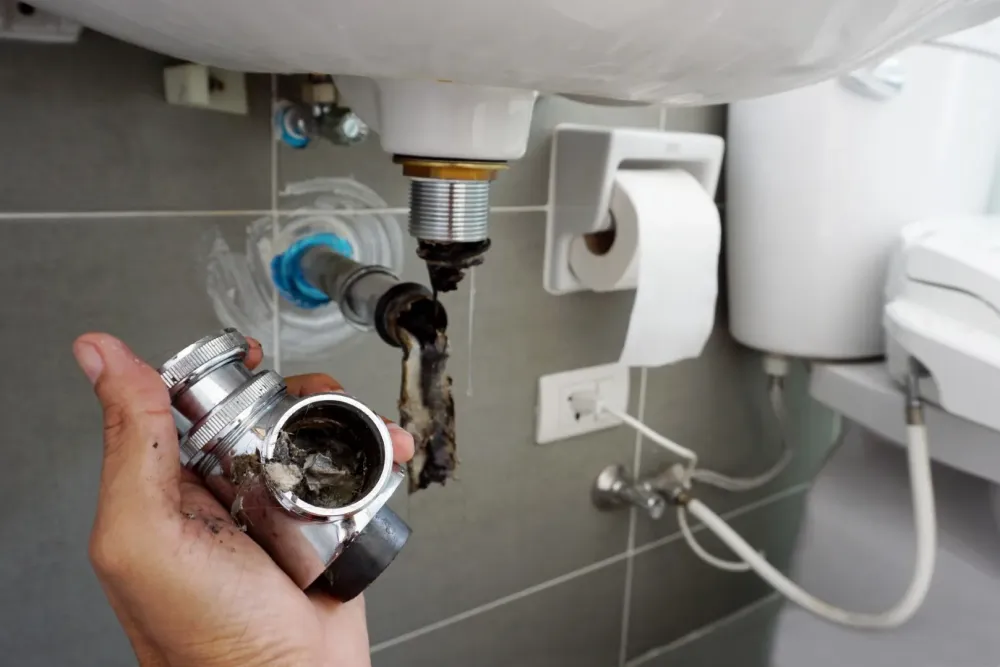 siphon bouché